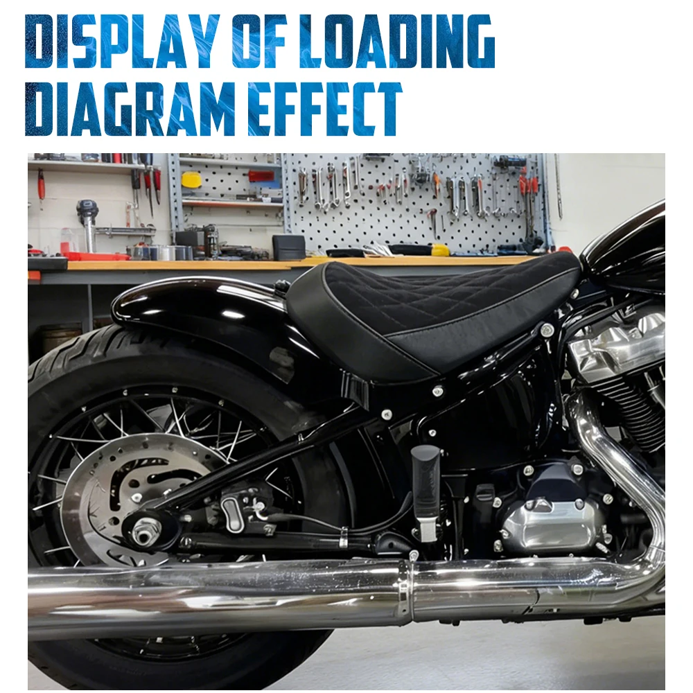 Motorcycle Driver Solo Seat Rear Fender Mudguard Cover Kit For Harley Softail Street Bob FXBB Fat Bob Low Rider S FLSB 2018-2025 - view 2