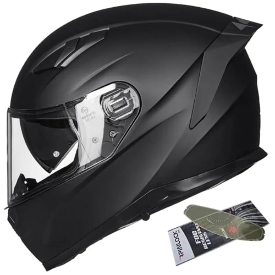 

Motorcycle Helmets Full Face with Anti-Fog Pinlock for Cascos para Motos Snowmobile Mens Women Heated Shield Compatible DOT Mod