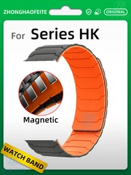 For HK10 ULTRA 3 Strap HK9 ULTRA 2 MAX Silicone Magnetic Armor Style Smart Watch HK9 HK10 PRO MAX PLUS Smartwatch Sports Band
