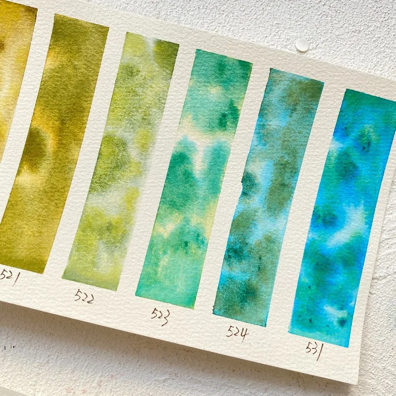 صبغة ألوان مائية للفنانين بطبقات من Holbein 1 مللي/2 مللي لون هطول الأمطار احترافي مستلزمات الرسم للمبتدئين