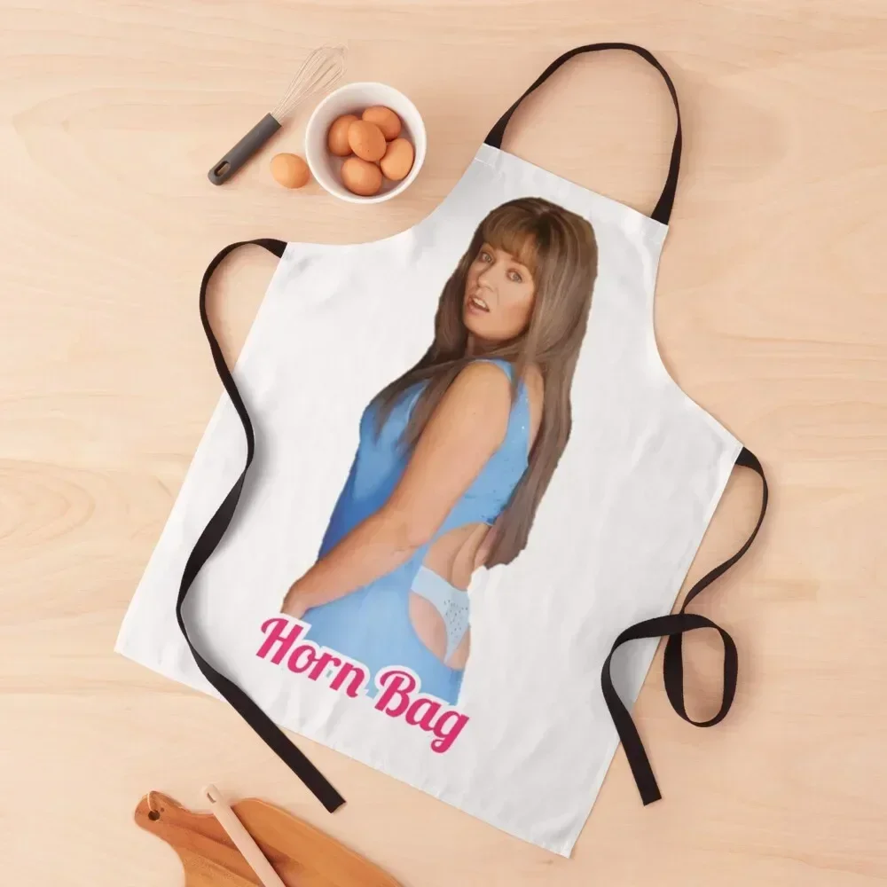 

Kim Craig horn bag Apron with personal logo Kitchen New 2022 Year painting Art Apron