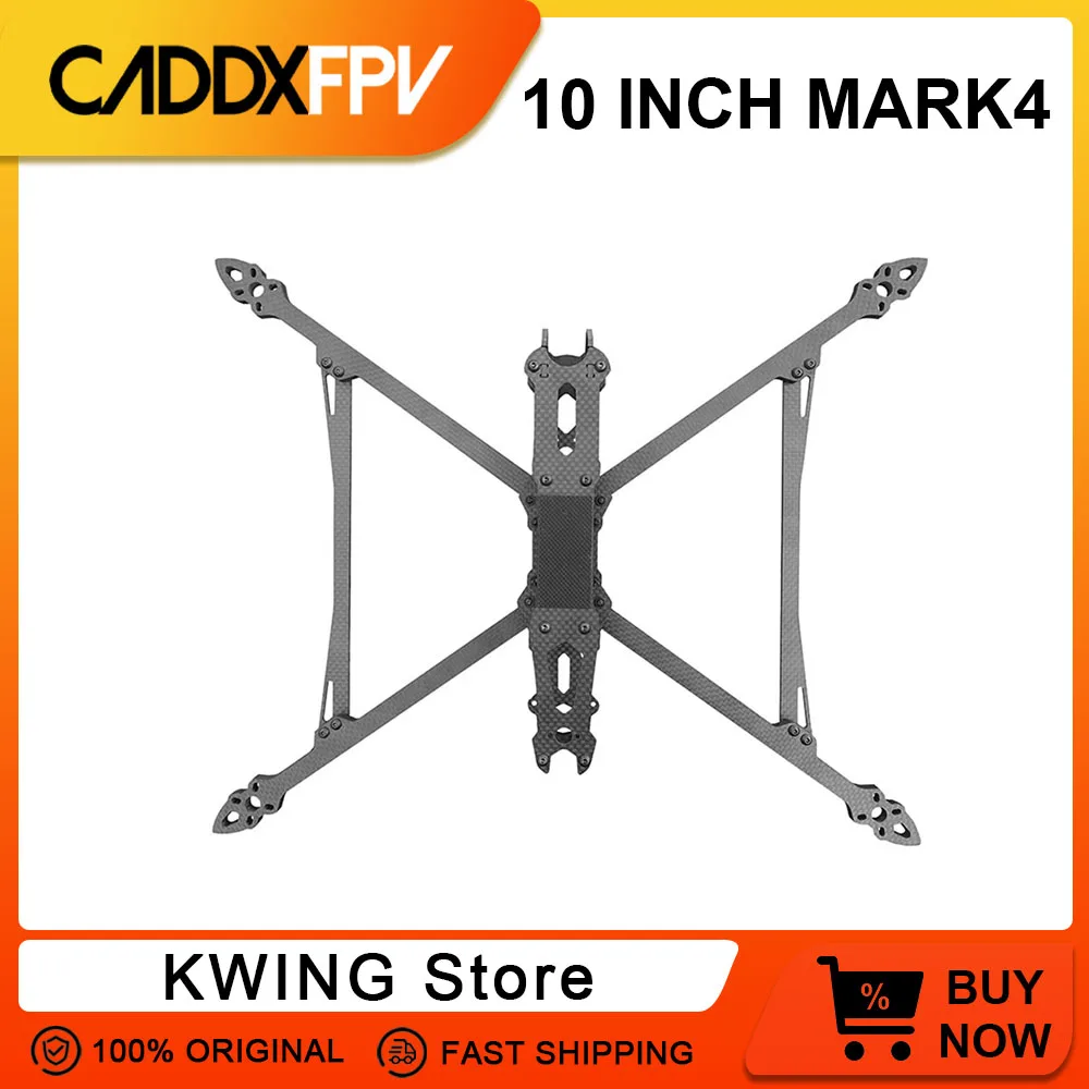 

MARK 4 V2 MARK4 10inch 427mm Carbon Fiber Frame KIT For FPV Freestyle RC DIY Long Rang Racing Drone RC Model Frame