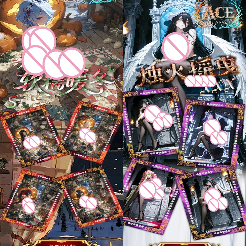 ACE Metal Full-Diamond Chip Smart Card Gilded Luxury Finish 40+ Anime Character Collection Gift