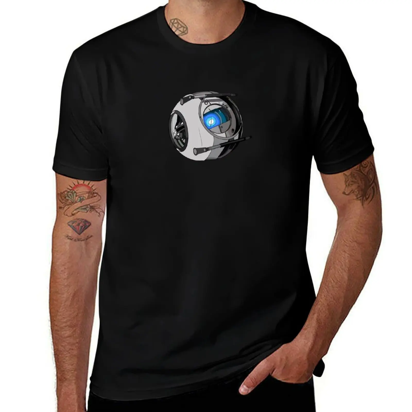 Wheatley portal 2 T-Shirt Retro Graphic Print T-Shirt