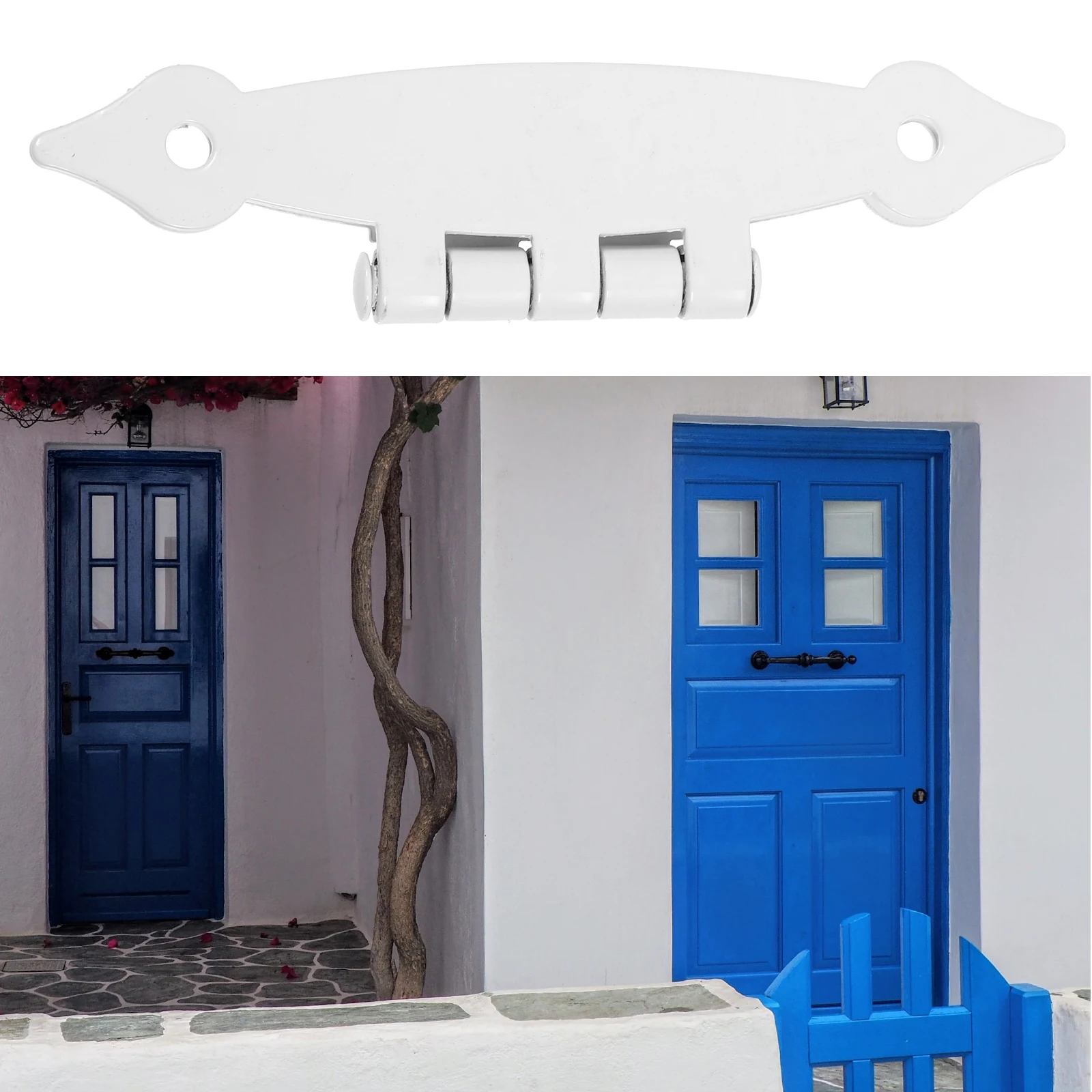 

4Pcs Steel Furniture Door Hinges Sturdy Heavy Duty Residential Interior Cabinet Hinge Replacement Quiet Operation