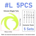 5pcs chartreuse L