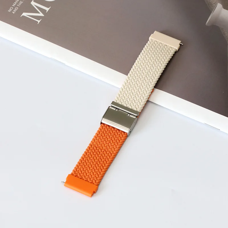 Cinturino da 20mm/22mm per Huawei Watch cinturino da polso intrecciato in Nylon per Huawei watch GT2 3 4 orologi cinturino da polso Strech