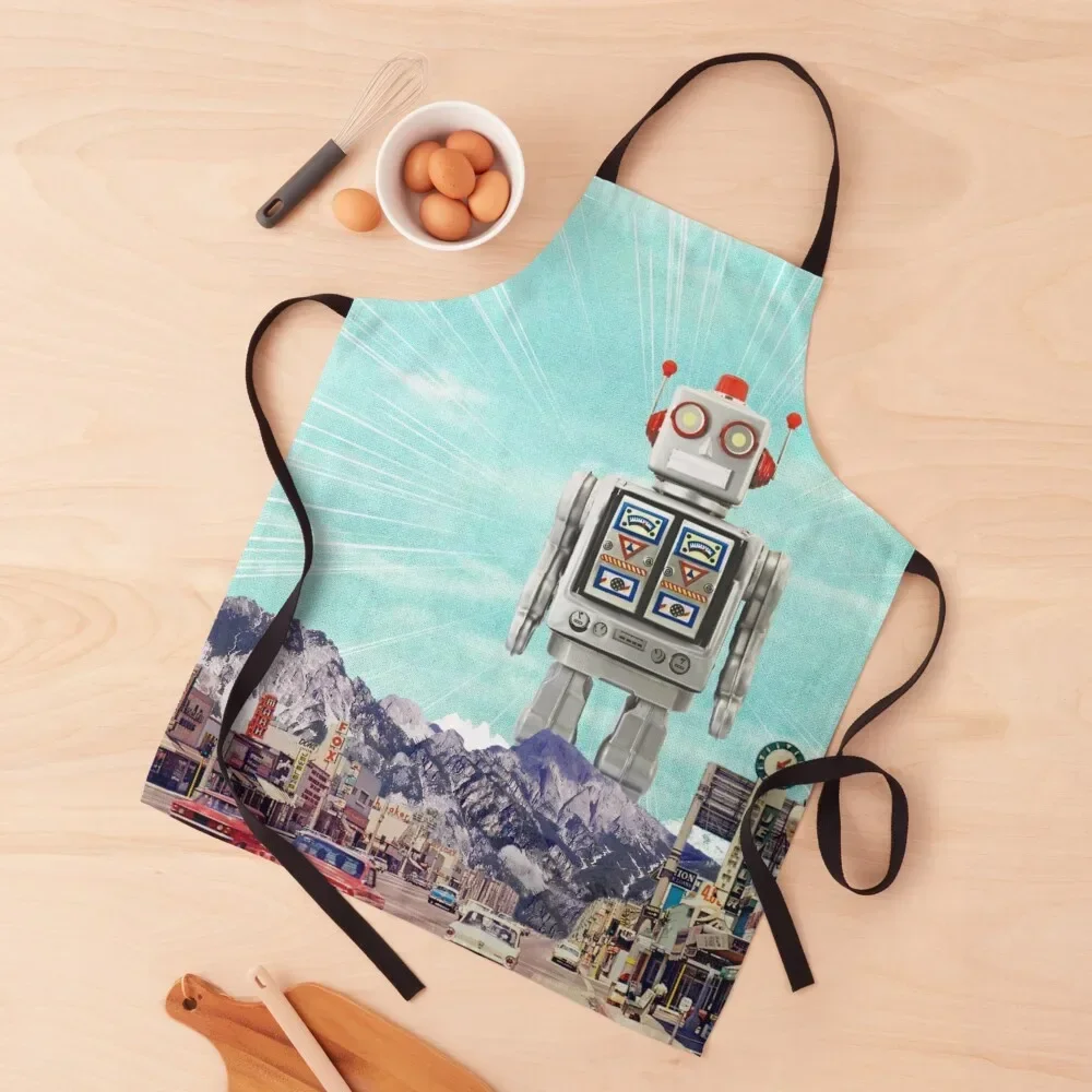 

Robot in Town Apron Kitchens Woman Woman Kitchen Useful Things For Kitchen Cute Kitchen Accessories Apron