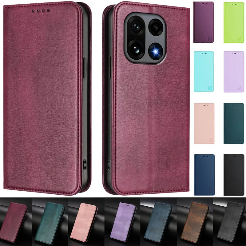 

High-quality Capa One Plus15 Magnetic Case For OnePlus 15 ONE PLUS 15 Leather Flip Stand Wallet Case For OnePlus 15 Phone Back C