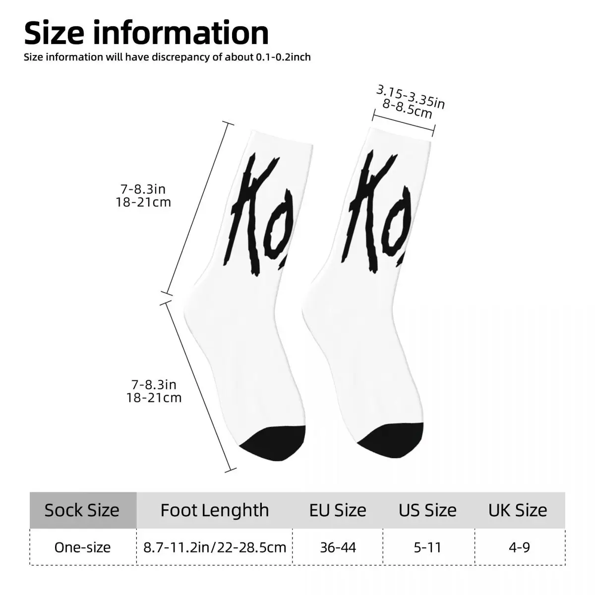 Men\'s Socks Korn Band Harajuku Music Rock Stockings Winter Retro Soft Socks Printed Running Anti Slip Socks