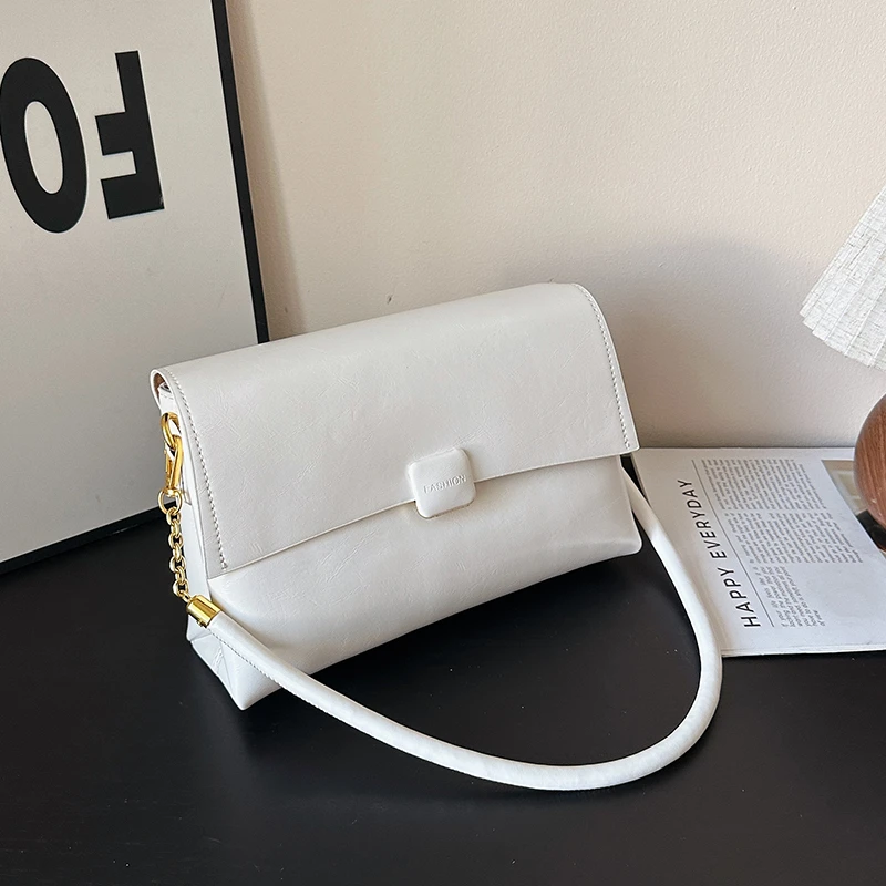 

Luxury Brand Leather Messenger Bag Crossbody Shoulder Handbag For Women By Famous Designer Classic Elegant