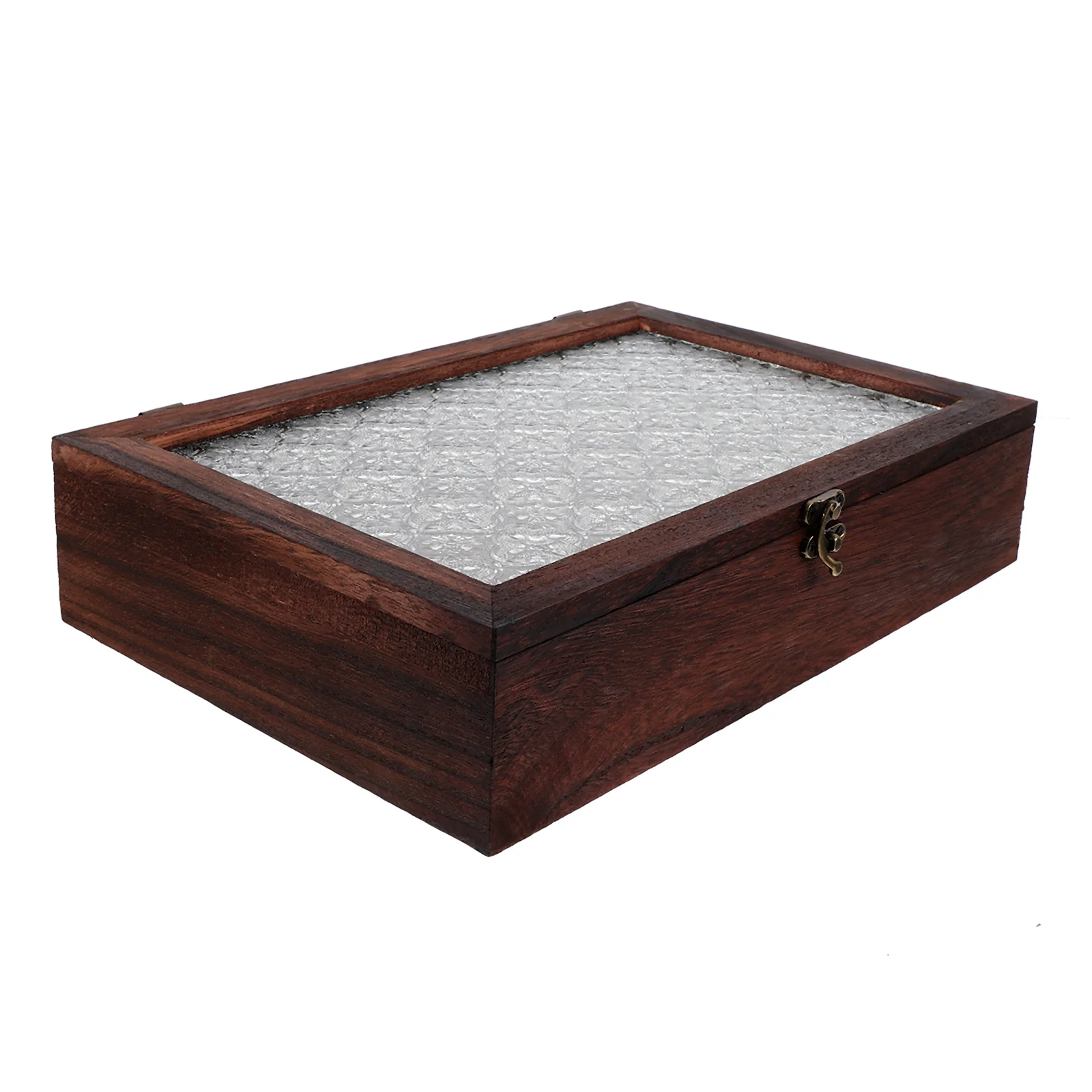 

Wooden Storage Boxes Vintage Decorative Containers for Jewelry Accessories with Flip Lid Retro Home Organization Gift Packaging