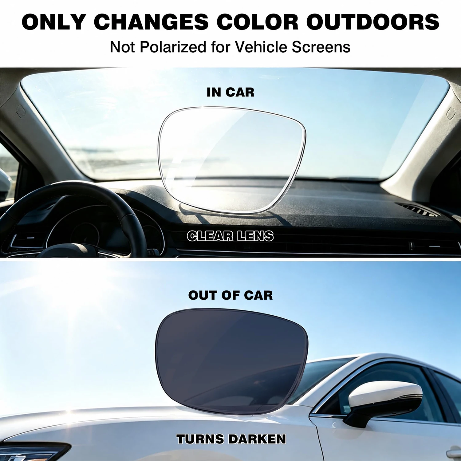 Replacement Lenses For Meta Adventurer 49/52mm / Fury 51mm Customized Myopia/Hyperopia/Astigmatism/Anti Blue/Photochromic Lens
