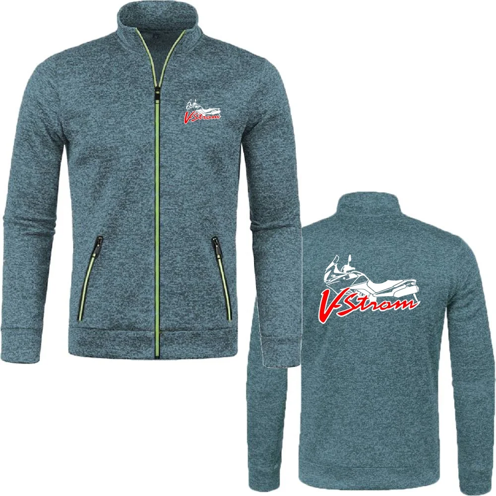 Suzukies-sudaderas con cremallera para hombre, chándal de lana para motocicleta, Jersey de punto con Logo del equipo de Motorsport DL 650, S-5XL