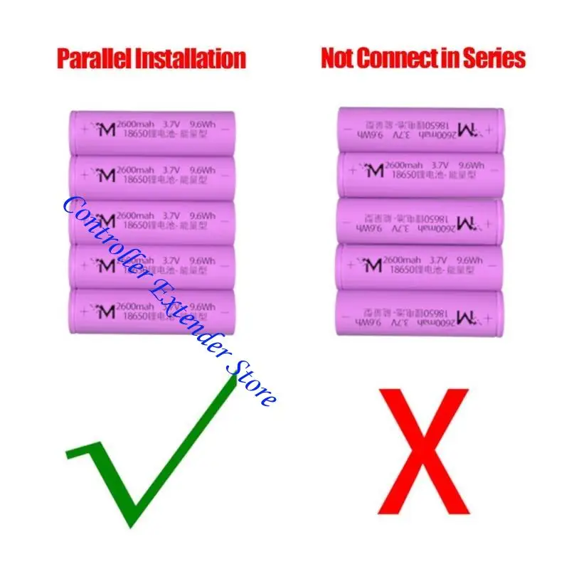 n84b 5x18650ケース用バッテリーパワーバンク