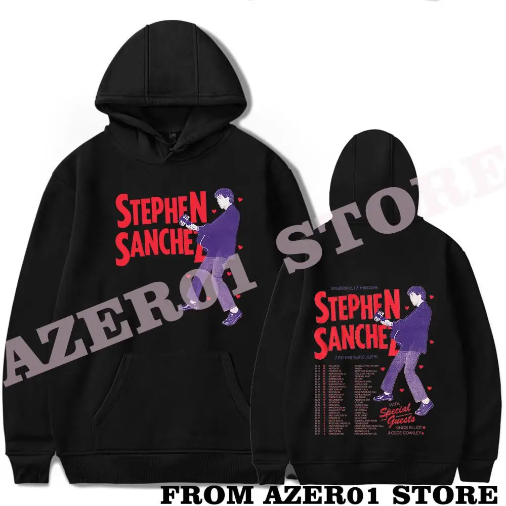 

Stephen Sanchez The Hits Tour Merch Hoodies Winter Men/Women Hooded Sweet Streetwear LongSleeve New Logo Sweatshirt