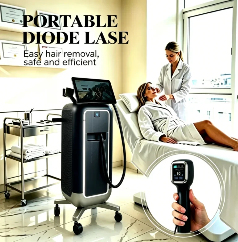 Professional Medical Diode Laser Hair Removal Ice Titanium Device Full Body Hair Removal Machine OEM Manufacturer CE Certified