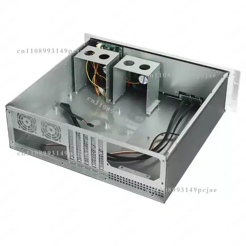 3U Short Chassis Rackmount Case - Compact for MATX & ATX PSU 3.0, with Temperature Control Screen