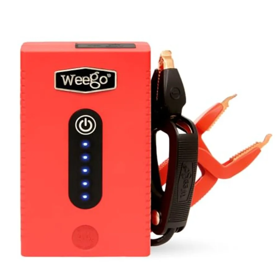 2100A Self-Use 12V Lithium Car Battery Jump Starter USA-Engineered Safe Replacement for Jumper Cables Portable Car J
