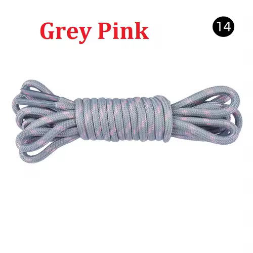 5MM Round Shoelaces Flower Dots Solid Laces Polyester Shoelaces Matching Sports Shoes Tooling Martin Boots Hiking Shoelaces - Image 11
