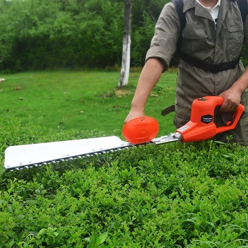 Powerful Electric Hedge Trimmer with Rechargeable Battery - Ideal for Tea Gardens and Lawn Cutting