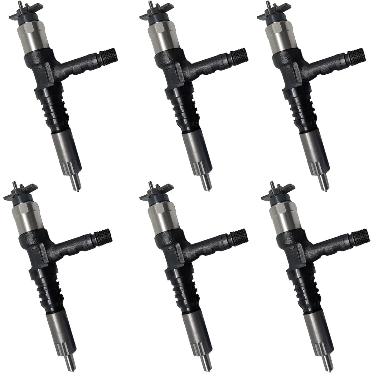 

6PCS Fuel Injectors 095000-0562 For Komatsu SA60140 PC200-7 300-7 400-7 600-6 650-7 600-8 WA500-6 D155-AX5 D275-A Excavator