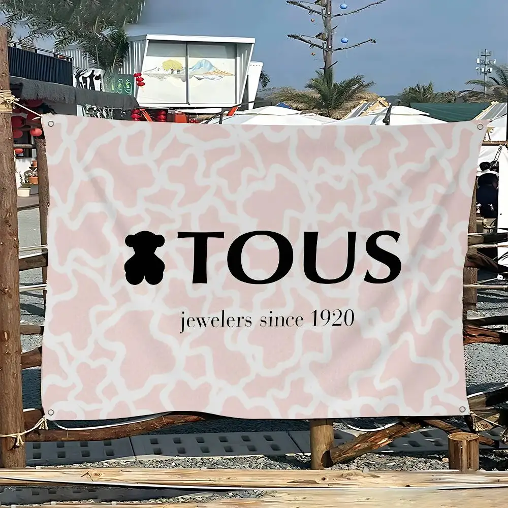 T-TOUSes راية INS نمط ديكور الحفلات الخارجية علم الجو #4