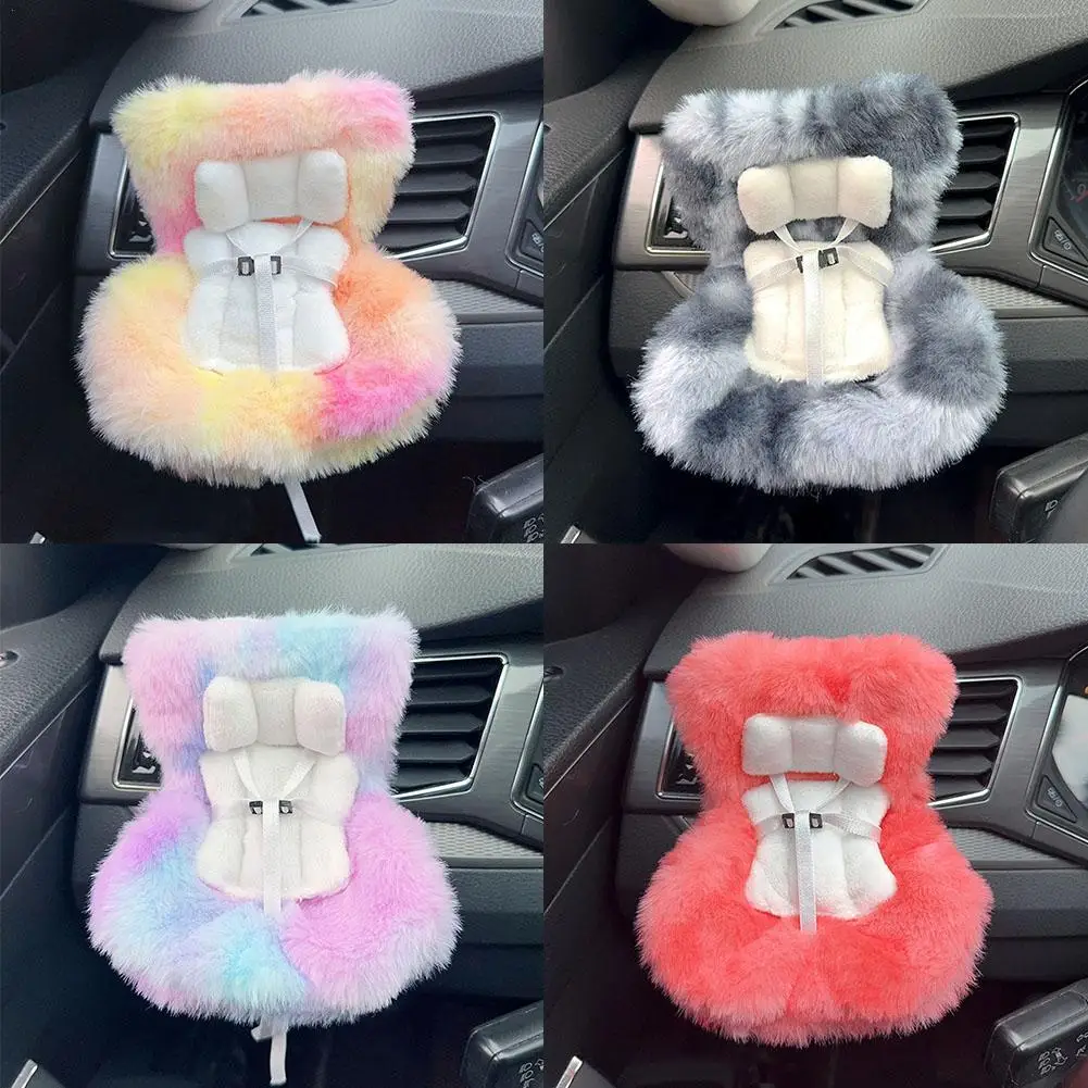 

Мини-диван для автомобиля, кукла, безопасное сиденье, 17 см, мультяшная модель стула для автомобильного сиденья, декор для плюшевой куклы, интерьер автомобиля, Стайлинг