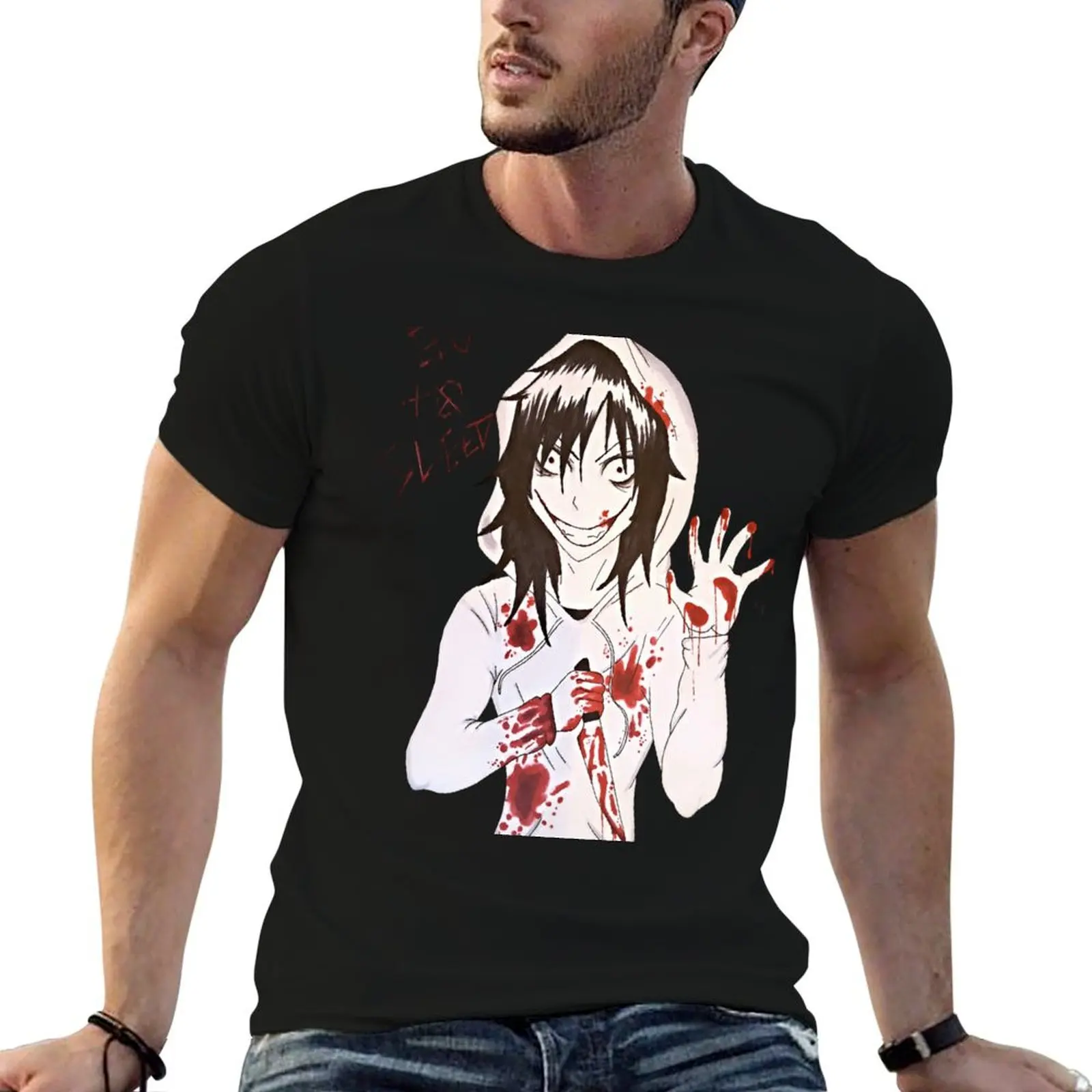 

casual t t man T-Shirt shirts designer the jeff killer 2 shirt