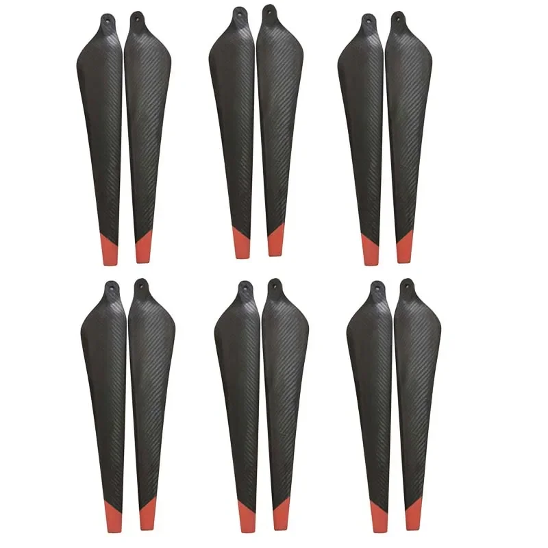 12pcs/set Carbon Fiber Propellers 3820S Blade Props CW CCW Propeller For DJI Agras T30 Drone Accessories (Not Original)