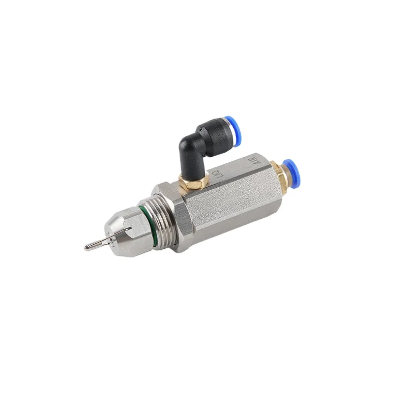 Ultrasonic Air Atomizing Nozzles 30°60°80°90° Dry Fog Spray Dust Suppression Humidification Cooling Industrial Mist Nozzle