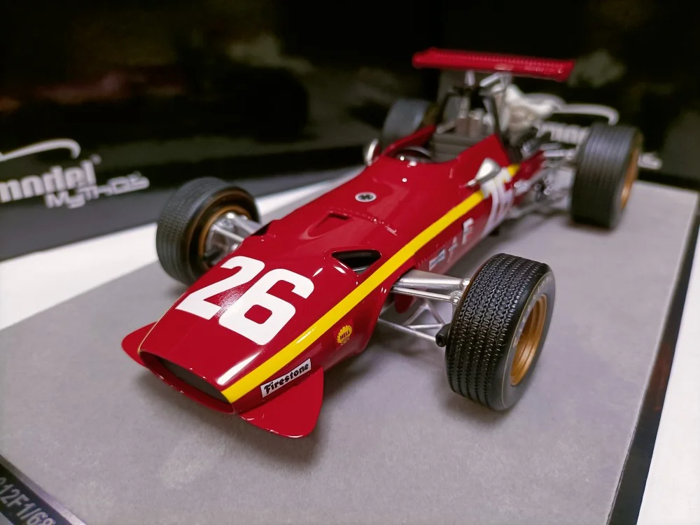 

Tecnomodel 1:18 F1 F312 #26 French GP 1968 Simulation Limited Edition Resin Metal Static Car Model Gift