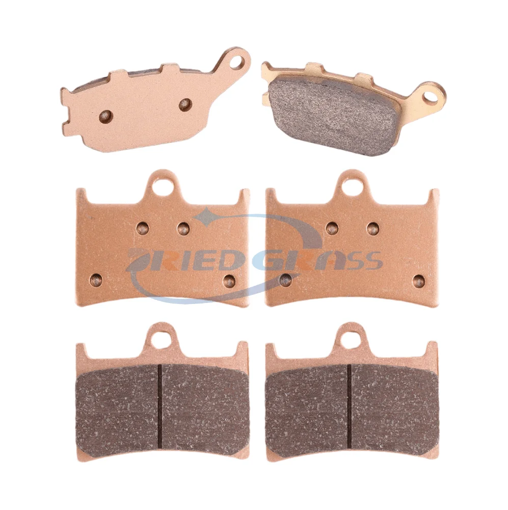 Motorcycle metal brake pads for Yamaha YZF R6 YZF600 2003-2015 YZFR1 1000 2004-2006 FZ6 2007-2009 FZ 1 Fazer 8 MT-07