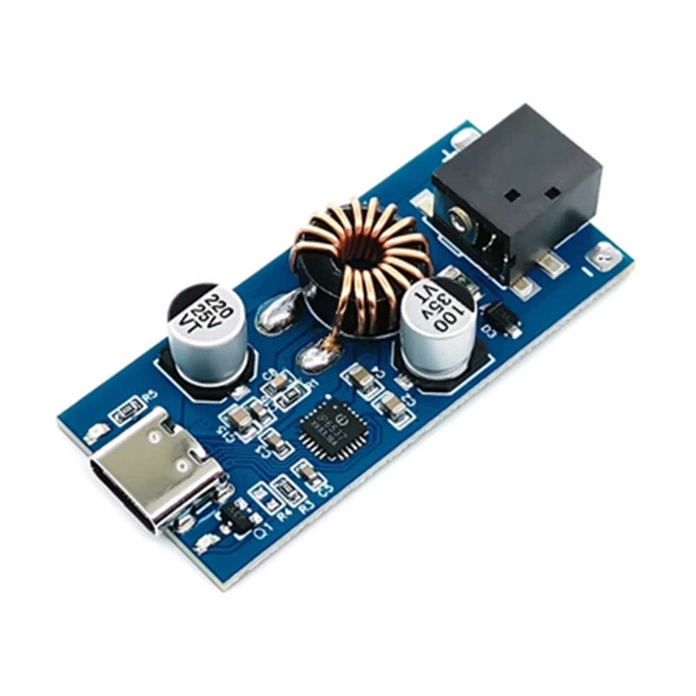 QC3.0 QC2.0 Doppel-USB-Typ-C-Adapter für schnelles Aufladen von Mobiltelefonen, DC7.1V-32V, 3A, 30W, Step-Down-Modul für CP/FCP, PD – Detail 10
