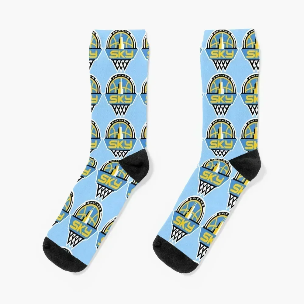 

Chicago Sky Socks anti-slip retro hip hop crazy Woman Socks Men's