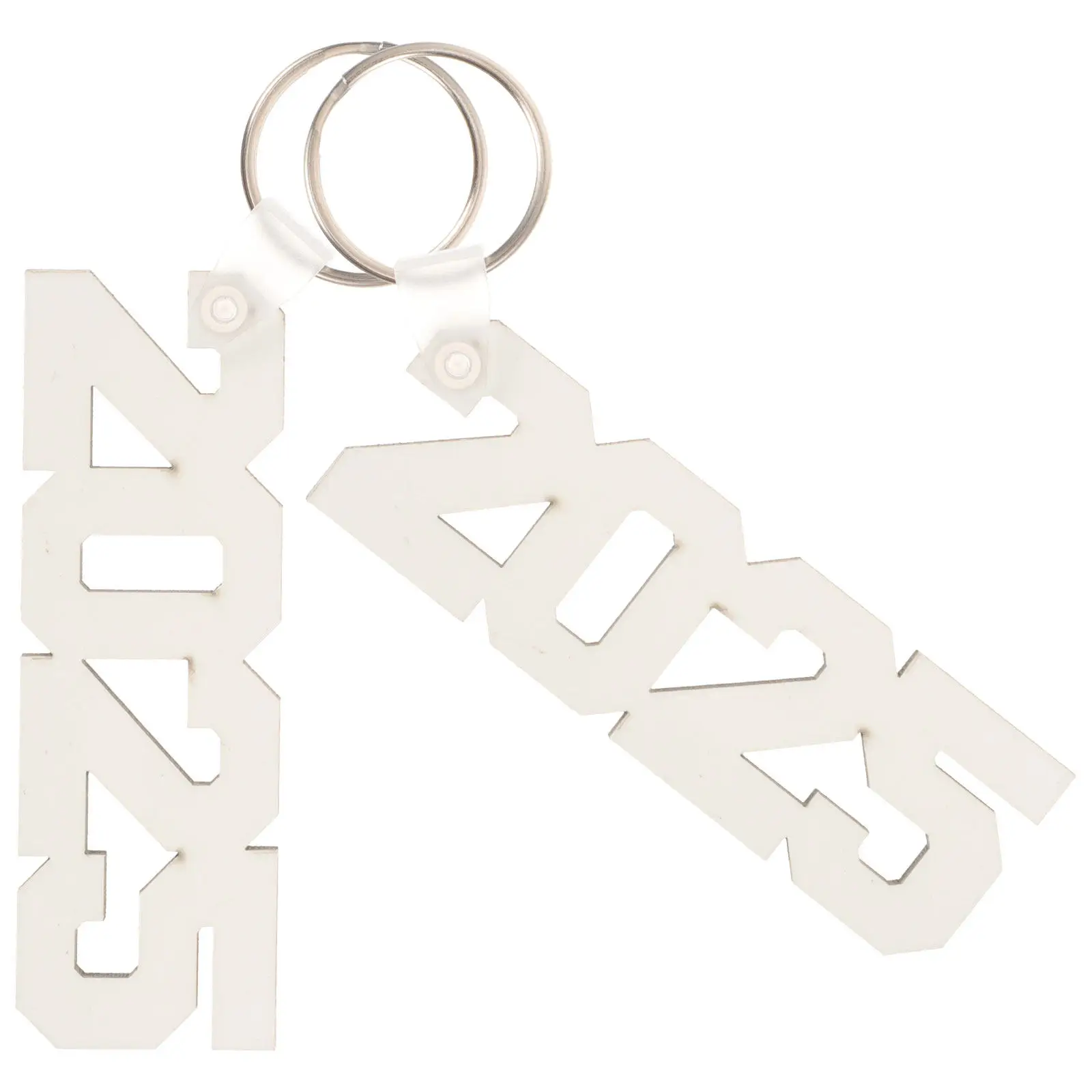 

2 шт. заготовки для сублимационных брелоков 2025, пустые кольца для ключей для самостоятельной гравировки, рисования, наклеивания стикеров, термостойкие материалы для рукоделия