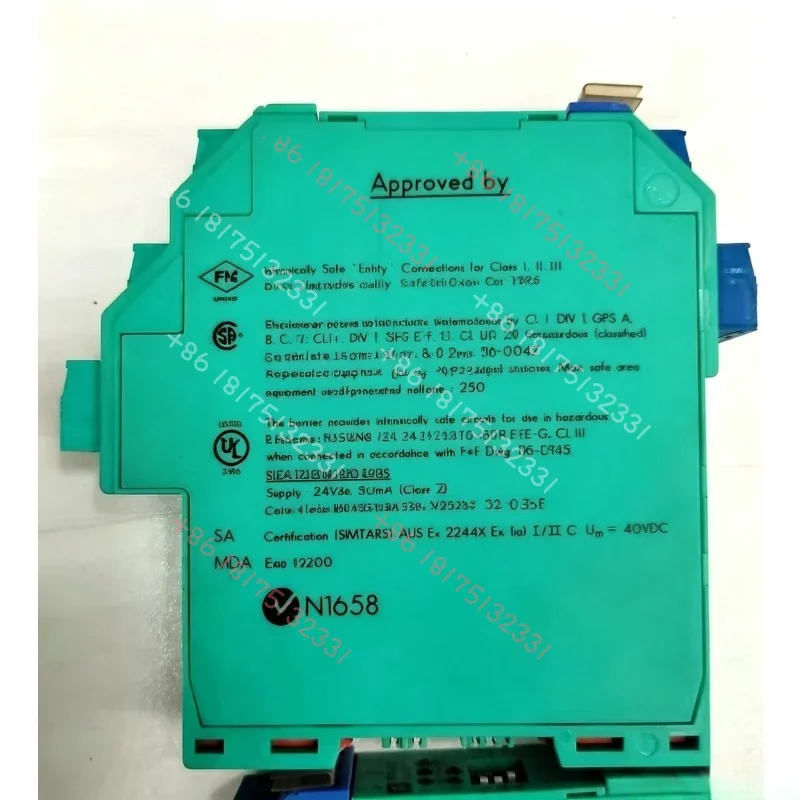 Isolation Relay Safety Isolation Barrier KFD2-SR2-Ex2.W Switch Amplifier Module