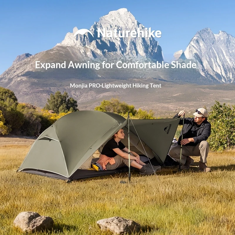 Naturehike Mongar PRO Camping Tent 1/2/3 People Outdoor Waterproof