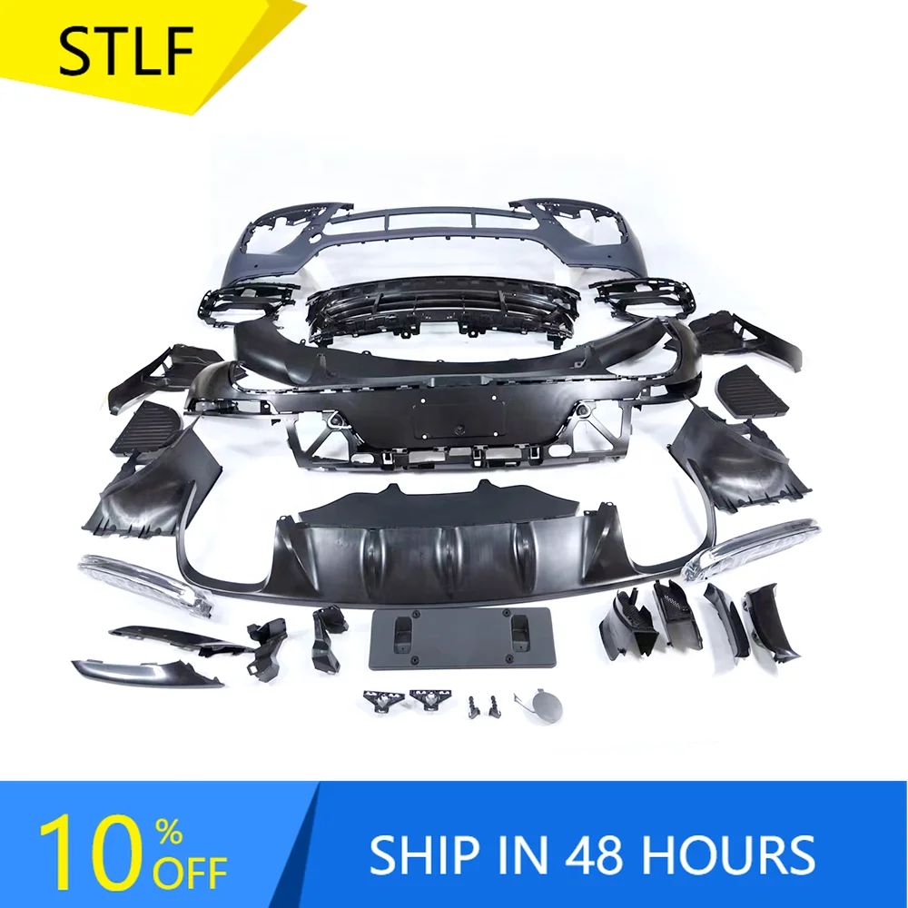 

STLFSport Style Full Set Car BodyKit Replaceable Car Parts Bodykit Front&Rear Bumper Set Without Side-skirts for Porschess Macan