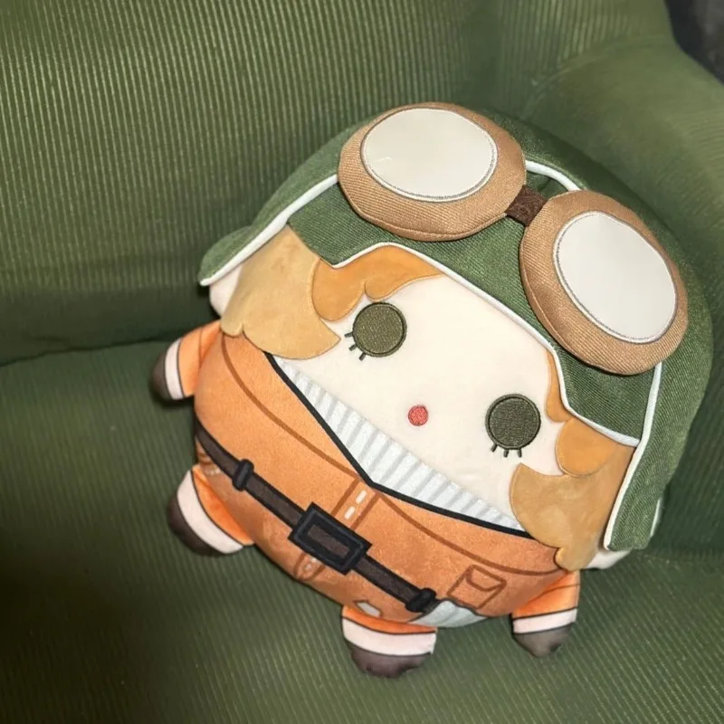 

Anime Game Identity V Cosplay Mechanic Tracy Reznik Adorable Printed Body 10cm Backpack Pendant Plush Keychain Gifts