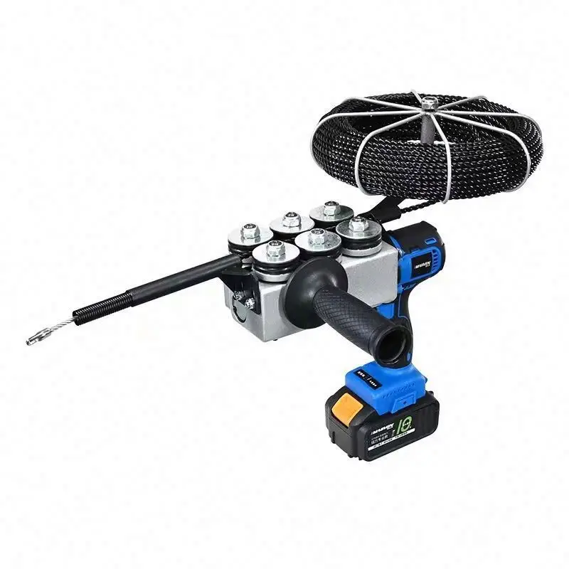 

ANDUUK Automatic Electrician Tools Lithium Battery Stringing Machine Electric Wire Threading Machine 40m/min Cable Puller
