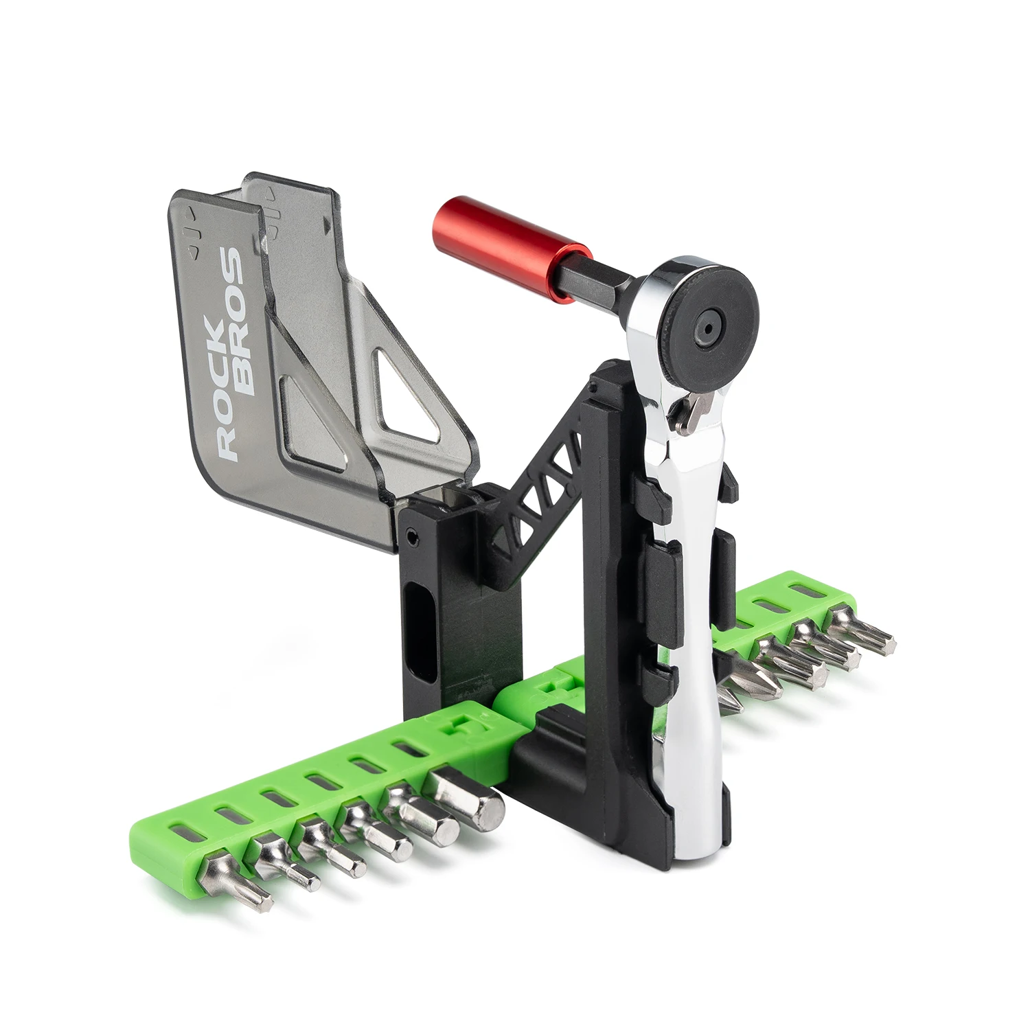 AliExpress ROCKBROS Mini Ratchet Tool Set Aluminum Alloy Magnetic Quick Release Ratchet Wrench Portable 12 Screwdriver Bits Bicycle Tools