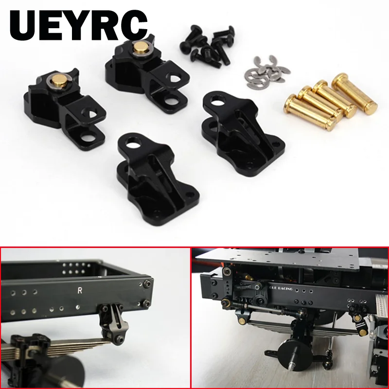 

1 Pair M2 Metal Suspension Lugs Shock Absorbing for 1/14 Tamiya RC Truck Tipper SCANIA 770S VOLVO MAN TGX LESU Car Accessories