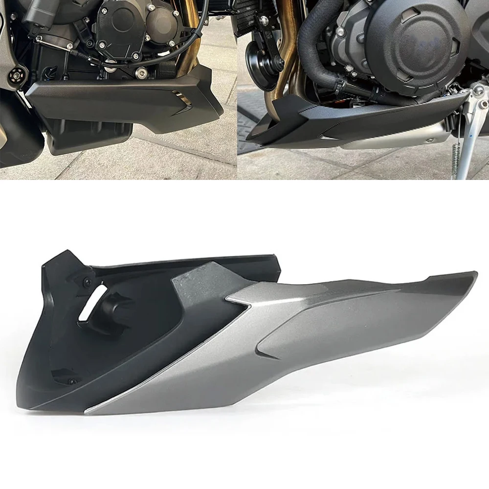 Motorcycle Black/Gray Engine Lower Spoiler Fairing Chassis Protector  Suitable For Triumph Street Triple 765RS 2017-2022