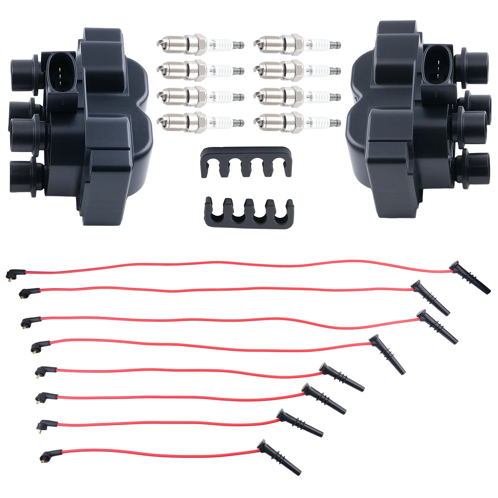 

Ignition Coils & Iridium Spark Plugs Wire for 96-97 Ford Crown Victoria 4.6L V8