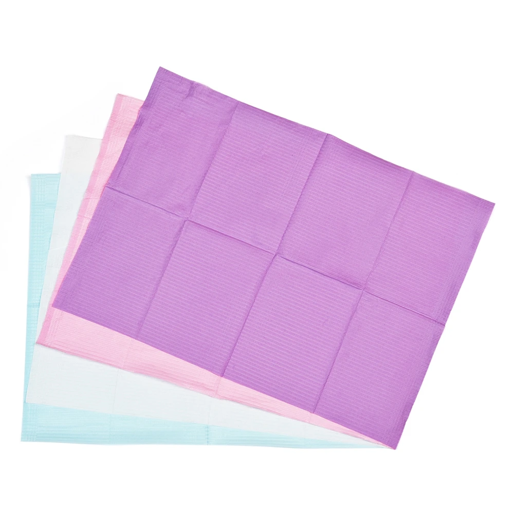 25Pcs Disposable Nail Art Tattoo Paper Towels Table Mat Waterproof Tattoo Bibs Sheets Nail Desk Mat Clean Pad For Salon Manicure