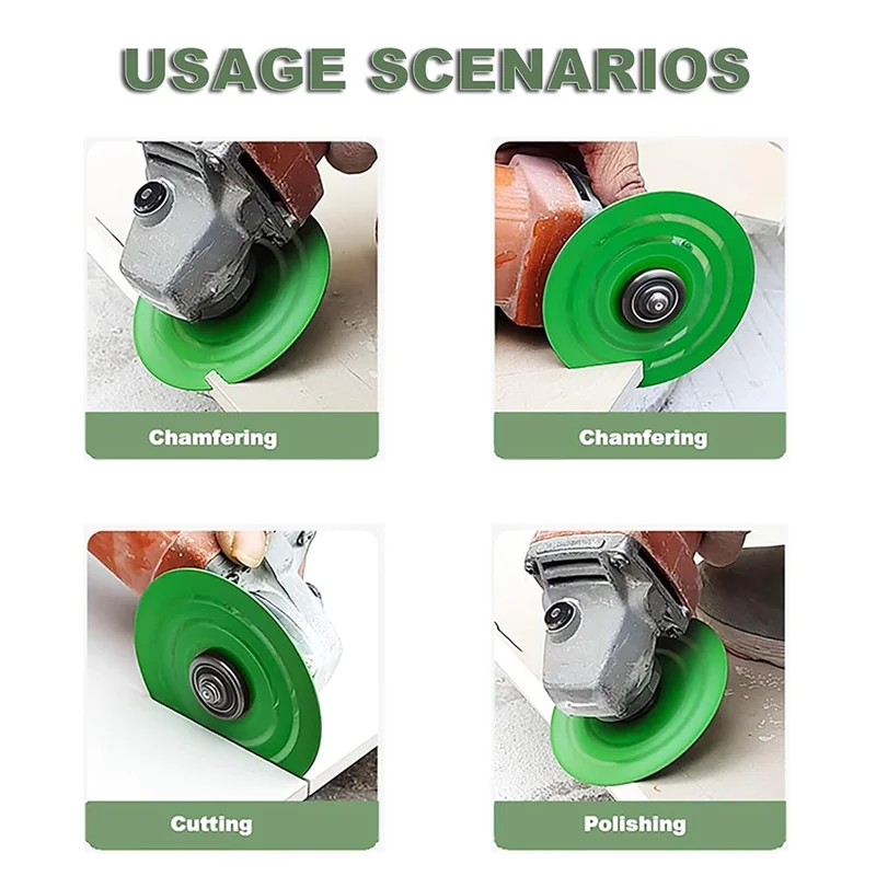 【Wyprzedaż 24-godzinna】 Tarcza diamentowa do szlifierki kątowej 4,5 cala 5 sztuk - Premium Ultra-Cienka, Uniwersalna do Płytek, Marmuru i Szkła