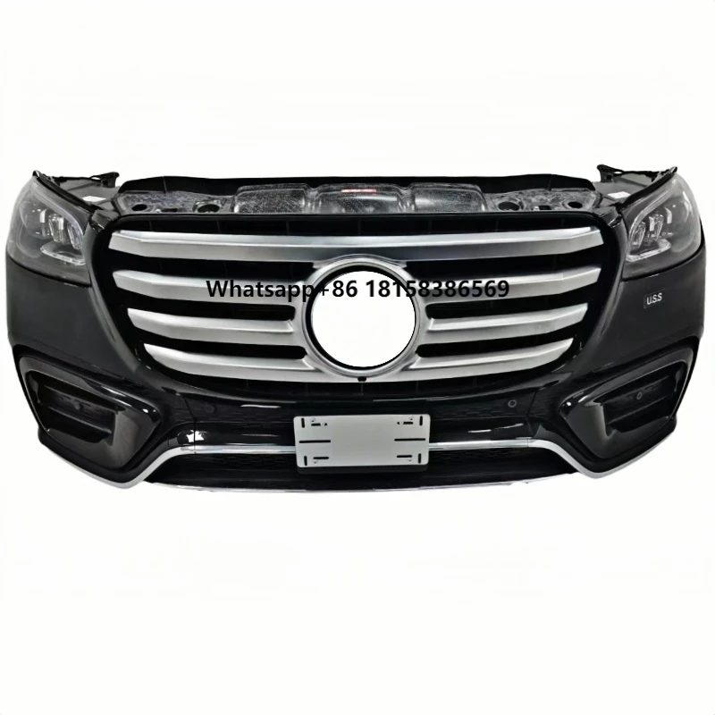 

Used Front Bumper Grille Assembly for GLS450 GLS500 GLS400 Sport W167 Model Includes Fog Light Cut-Outs