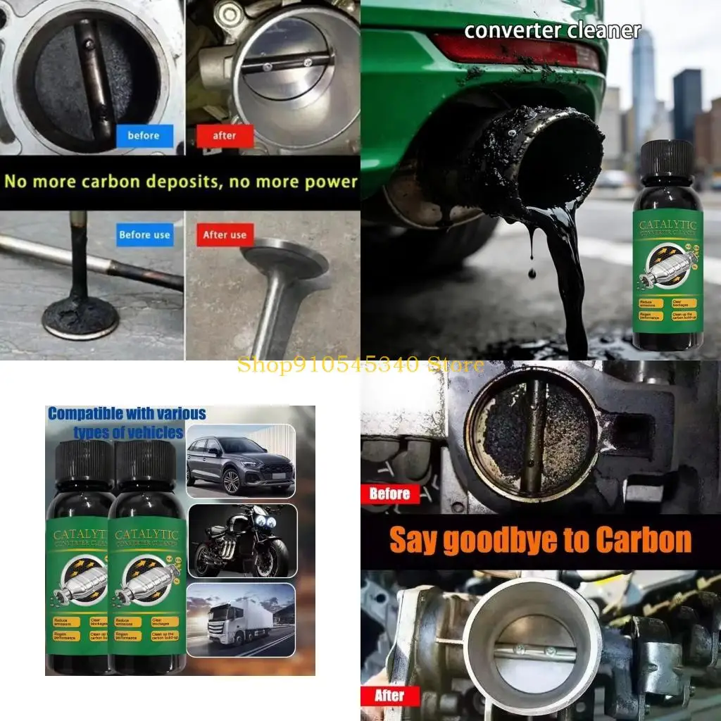 U2JA Vehicle Engine Catalytic Converter Cleaner Engine Accelerator For Diesels Car