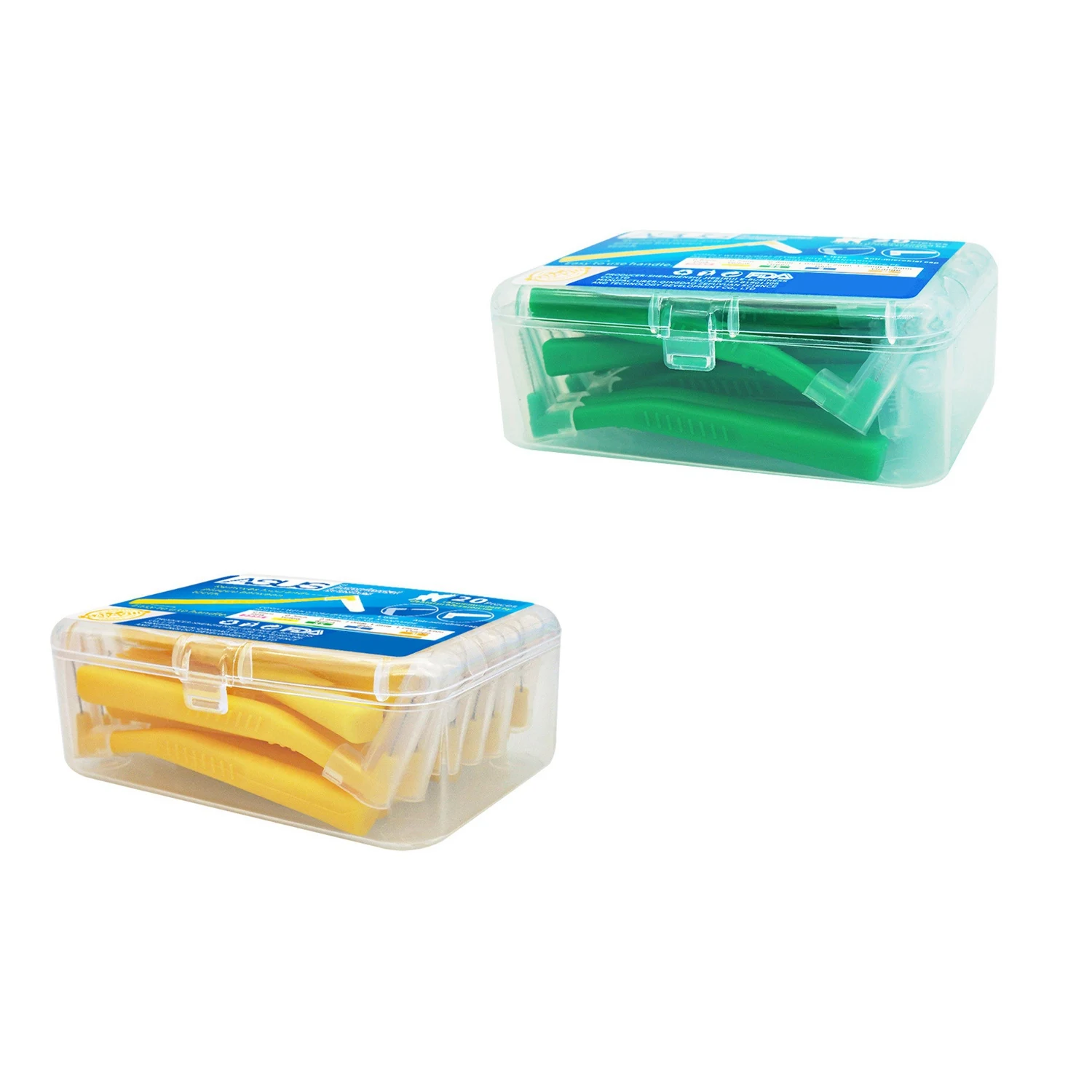 A01V-ASUS 40 шт. L-образная двухтактная межзубная щетка для ухода за полостью рта, отбеливание зубов, ортодонтическая зубочистка, тоже